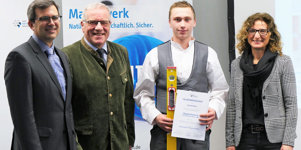 Begabtenförderung der Maurer in Schwaben 2019, Landesverband Bayerischer Bauinnungen